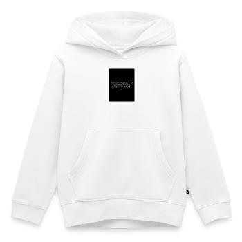 Avec amour - Sweat Premium à capuche enfant bio - blanc - Devant - AI Model Kid Female (0cm)