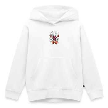 Carnival Clown Costume Carnival Carnival - Kids Premium Organic Hoodie - white - Front - AI Model Kid Female (0cm)
