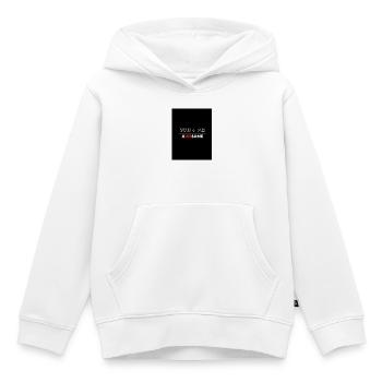 Du Plus Ich Großartig - Kinder Premium Organic Hoodie - Weiß - Vorne - AI Model Kid Female (0cm)