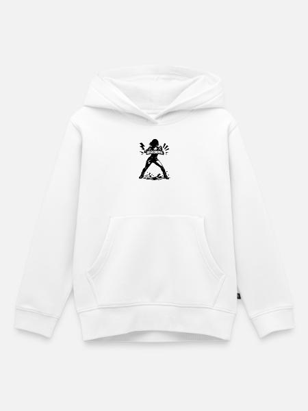 Bruchteil - Kinder Premium Organic Hoodie - Weiß