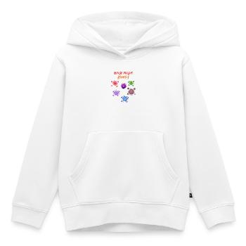House Music Vibes - Kinder Premium Organic Hoodie - Weiß - Vorne - AI Model Kid Female (0cm)
