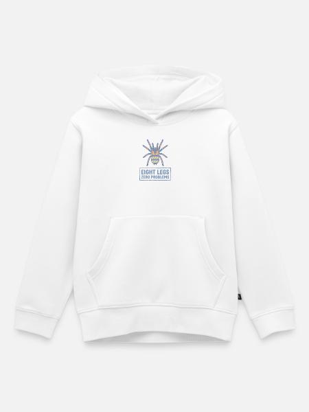 Acht Beine Null Probleme Vogelspinne - Kinder Premium Organic Hoodie - Weiß
