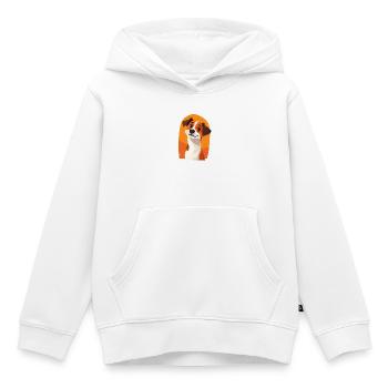Niedlicher Hund - Kinder Premium Organic Hoodie - Weiß - Vorne - AI Model Kid Female (0cm)