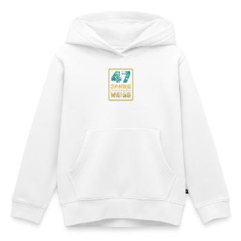 Weisheit 47 - Kinder Premium Organic Hoodie - Weiß - Vorne - AI Model Kid Female (0cm)