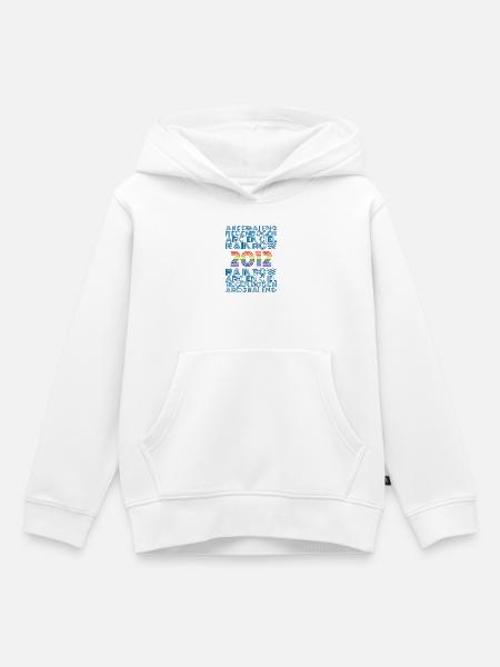 2012 - Kinder Premium Organic Hoodie - Weiß