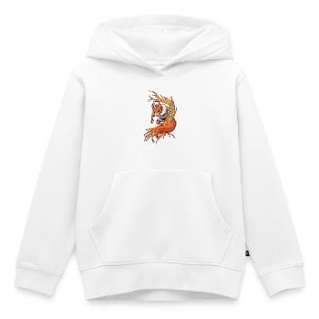 Ratatöskr - Bote auf Yggdrasil - Kinder Premium Organic Hoodie - Weiß - Vorne - AI Model Kid Female (0cm)