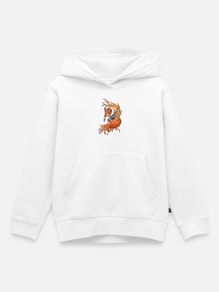 Ratatöskr - Bote auf Yggdrasil - Kinder Premium Organic Hoodie - Weiß