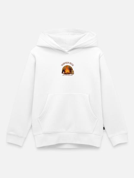 Die Stimmung des Campers - Kinder Premium Organic Hoodie - Weiß