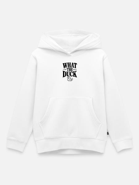 Was zur Ente - Kinder Premium Organic Hoodie - Weiß