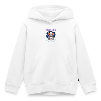 Mischling Design 3 - Kinder Premium Organic Hoodie - Weiß - Vorne - AI Model Kid Female (0cm)