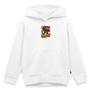 Boxershorts - Kinder Premium Organic Hoodie - Weiß - Vorne - AI Model Kid Female (0cm)