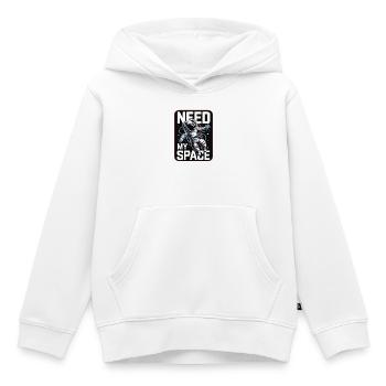 Need My Space Astronaut - Kinder Premium Organic Hoodie - Weiß - Vorne - AI Model Kid Female (0cm)