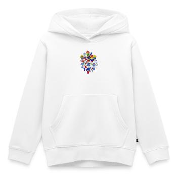 Lateinamerikanischer Widerstand - Kinder Premium Organic Hoodie - Weiß - Vorne - AI Model Kid Female (0cm)