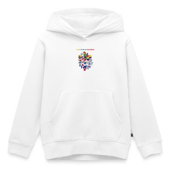 Lateinamerikanische Widerstands-Mosaikfaust - Kinder Premium Organic Hoodie - Weiß - Vorne - AI Model Kid Female (0cm)