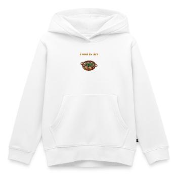 Food Is Art ... Ratatouille - Kinder Premium Organic Hoodie - Weiß - Vorne - AI Model Kid Female (0cm)