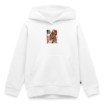 Not a House Cat, A small Tiger – Raubtier Bengal - Kinder Premium Organic Hoodie - Weiß - Vorne - AI Model Kid Female (0cm)