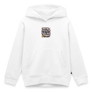 Pass heute auf meine Gefühle auf - Kinder Premium Organic Hoodie - Weiß - Vorne - AI Model Kid Female (0cm)