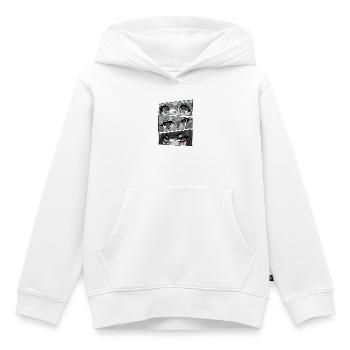 Herzaugen Manga Panels - Kinder Premium Organic Hoodie - Weiß - Vorne - AI Model Kid Female (0cm)