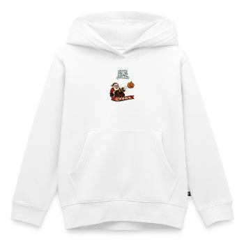 Endlich Weihnachten statt Halloween - Kinder Premium Organic Hoodie - Weiß - Vorne - AI Model Kid Female (0cm)