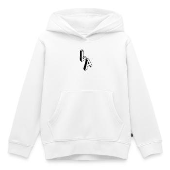 LOS ANGELES - Sweat Premium à capuche enfant bio - blanc - Devant - AI Model Kid Female (0cm)