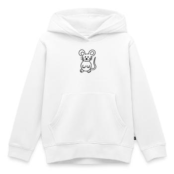 Maus, Mausi - Kinder Premium Organic Hoodie - Weiß - Vorne - AI Model Kid Female (0cm)