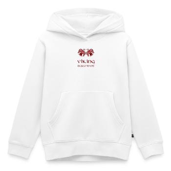 Wikinger-Nachfahre Rost - Kinder Premium Organic Hoodie - Weiß - Vorne - AI Model Kid Female (0cm)