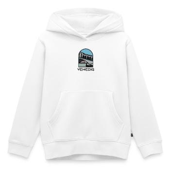 Venedig - Rialtobrücke - Kinder Premium Organic Hoodie - Weiß - Vorne - AI Model Kid Female (0cm)