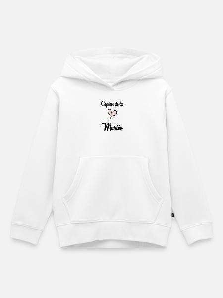 FREUNDINNEN DER BRAUT - Kinder Premium Organic Hoodie - Weiß