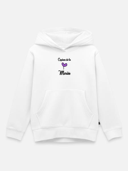FREUNDINNEN DER BRAUT - Kinder Premium Organic Hoodie - Weiß