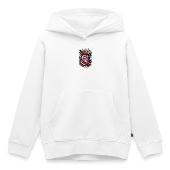 Sommerliche Fruchttrinktasche - Kinder Premium Organic Hoodie - Weiß - Vorne - AI Model Kid Female (0cm)