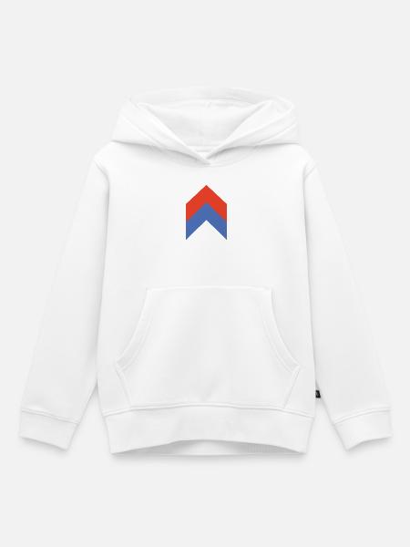 Vibrant energy - Kinder Premium Organic Hoodie - Weiß