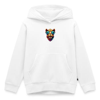 Kamel - Kinder Premium Organic Hoodie - Weiß - Vorne - AI Model Kid Female (0cm)