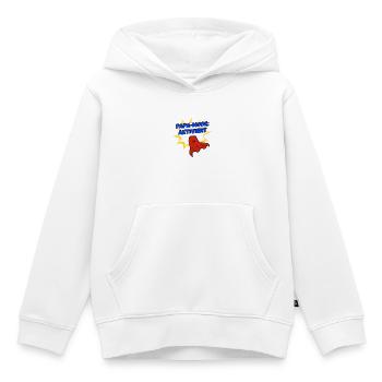 Papa Mode aktiviert Superheld Bester Papa Superdad - Kinder Premium Organic Hoodie - Weiß - Vorne - AI Model Kid Female (0cm)
