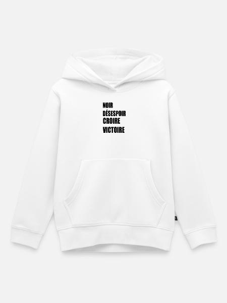 Sieg - Kinder Premium Organic Hoodie - Weiß