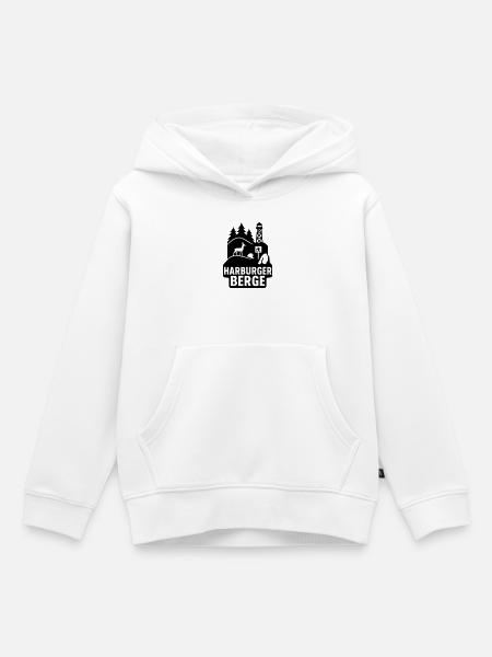 Harburger Berge - Kinder Premium Organic Hoodie - Weiß