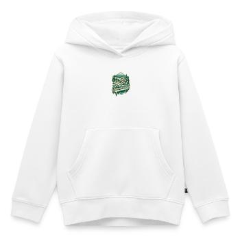 Idylle hivernale de la Forêt-Noire - Sweat Premium à capuche enfant bio - blanc - Devant - AI Model Kid Female (0cm)
