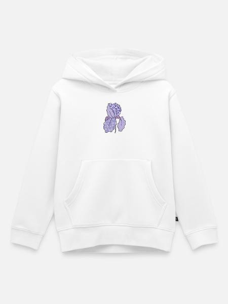 Bunte_Iris - Kinder Premium Organic Hoodie - Weiß