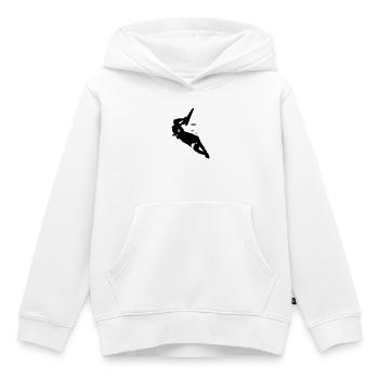 Diver - Kids Premium Organic Hoodie - white - Front - AI Model Kid Female (0cm)