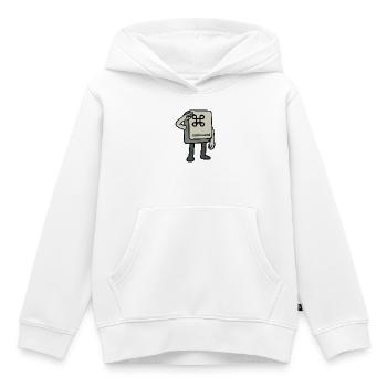 Command key - Kids Premium Organic Hoodie - white - Front - AI Model Kid Female (0cm)