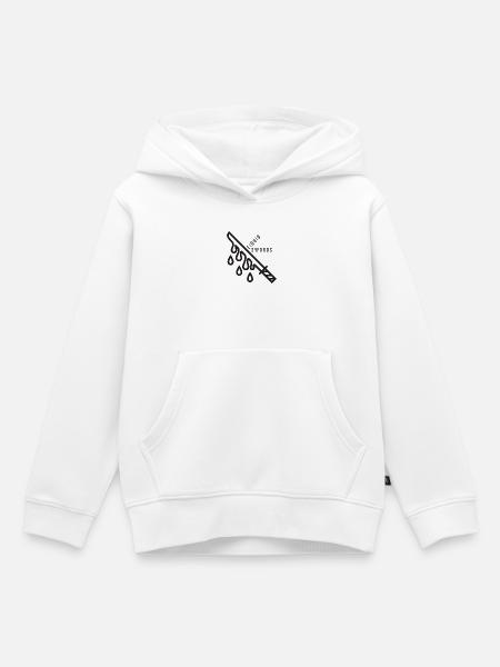 Flüssige Schwerter - Kinder Premium Organic Hoodie - Weiß