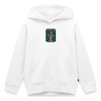 Psyché psychédélique, hypnos, hallucinations - Sweat Premium à capuche enfant bio - blanc - Devant - AI Model Kid Female (0cm)