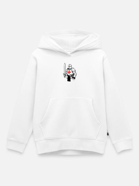 Ritter - Kinder Premium Organic Hoodie - Weiß