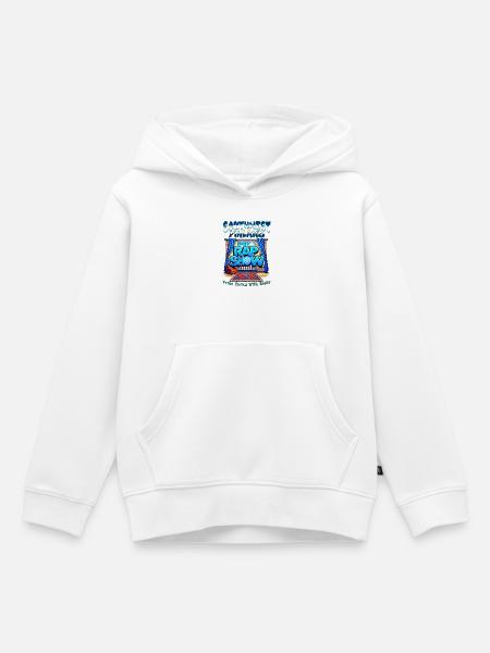 Südwestfinnische Rap-Show - Kinder Premium Organic Hoodie - Weiß