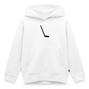 Hockey Stick - Sweat Premium à capuche enfant bio - blanc - Devant - AI Model Kid Female (0cm)