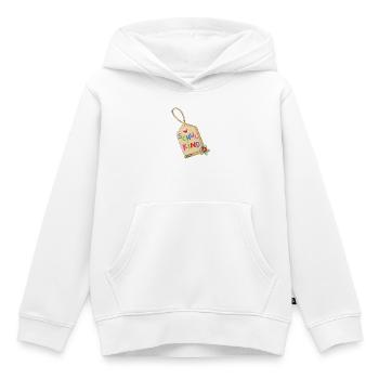 Écolier 2026 - Sweat Premium à capuche enfant bio - blanc - Devant - AI Model Kid Female (0cm)