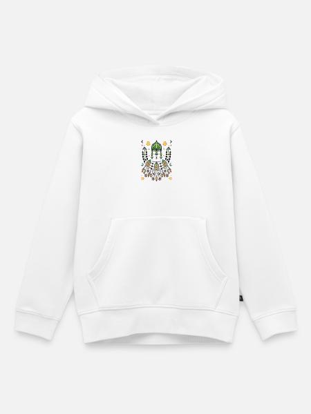 Juwelen von Kabylien - Kinder Premium Organic Hoodie - Weiß