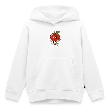 Dessin animé Apple Charm - Sweat Premium à capuche enfant bio - blanc - Devant - AI Model Kid Female (0cm)