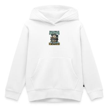 What did you do for our planet today? Opossum  - Kinder Premium Organic Hoodie - Weiß - Vorne - AI Model Kid Female (0cm)