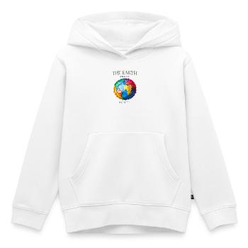 The Earth Without Art Design - Kids Premium Organic Hoodie - white - Front - AI Model Kid Female (0cm)