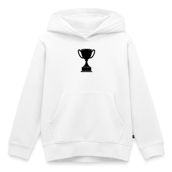 Trophäe - Kinder Premium Organic Hoodie - Weiß - Vorne - AI Model Kid Female (0cm)